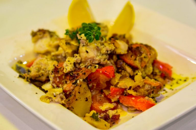 Zapiekanka z dorszem