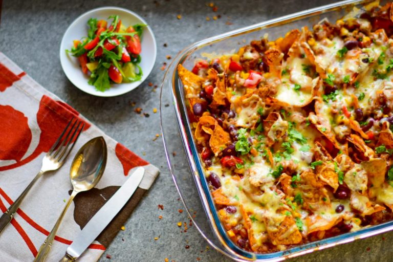 Tacos – zapiekanka meksykańska z nachosami