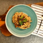 Risotto z leśnymi grzybami i gorgonzolą