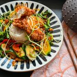 Ryba z Wok’a w panko z warzywami