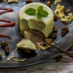 Pistacjowa panna cotta